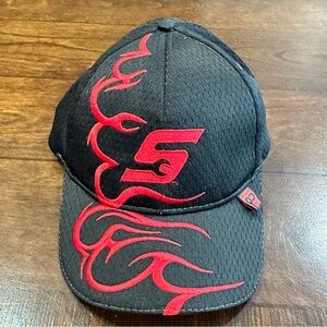 Snap On Tools Hat Special Edition Tribal Flames Black Red 90th Anniversary